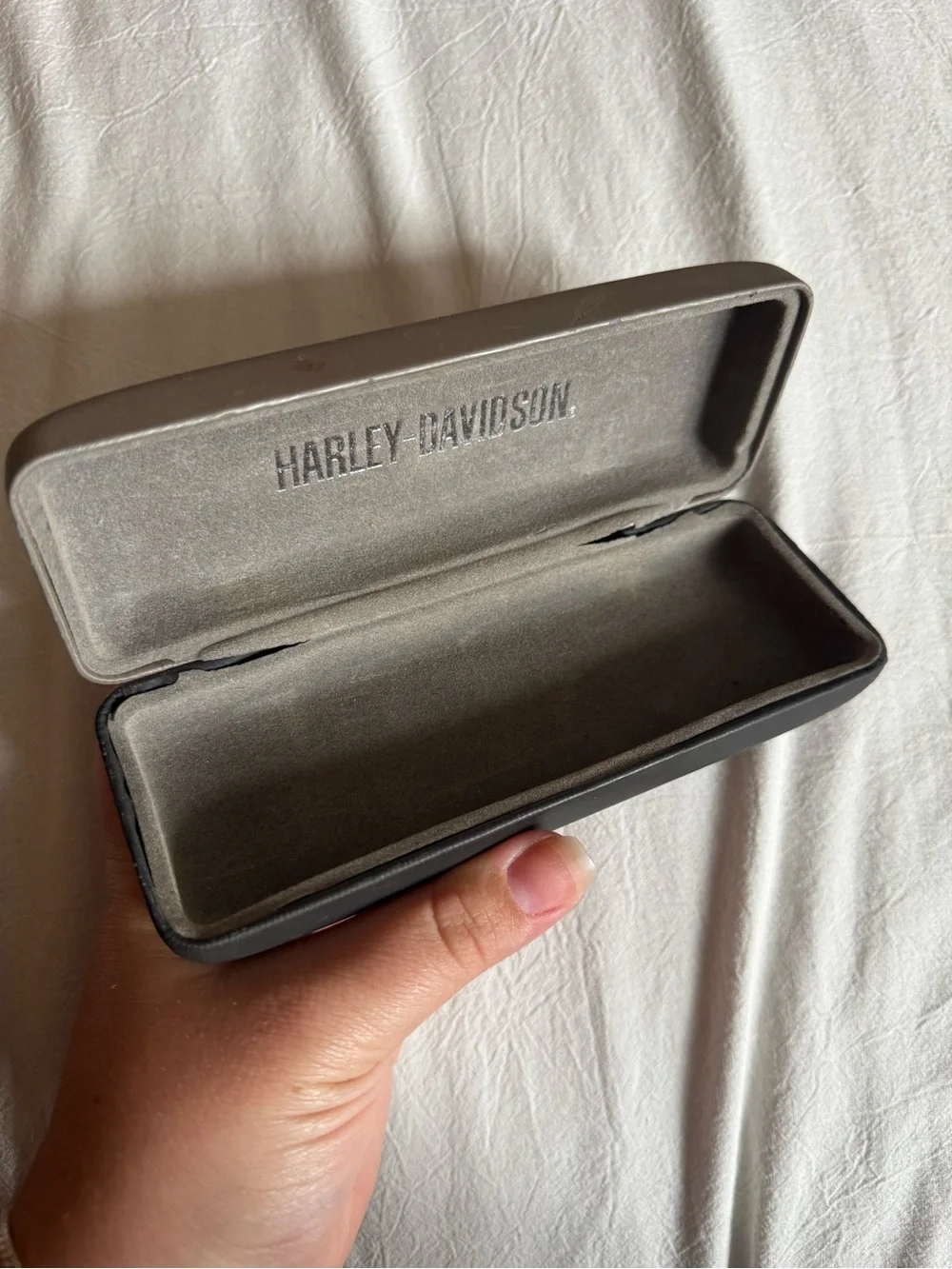 Harley-Davidson Brown Embossed Sunglasses Case